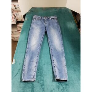 Lucky Brand Jeans Size 6 Womens Blue Stretch Pants Denim Mid Rise Lolita Skinny